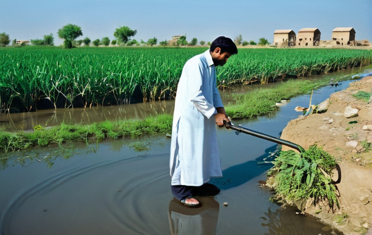 수질환경 분야 이론과 실무의 차이 - **Prompt 1: Contrasting Water Quality: Lab Purity vs. Field Reality**
    "A split image depicting t...