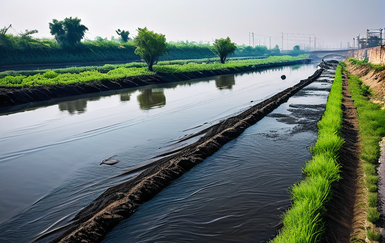 수질환경 분야 이론과 실무의 차이 - **Prompt 1: Contrasting Water Quality: Lab Purity vs. Field Reality**
    "A split image depicting t...