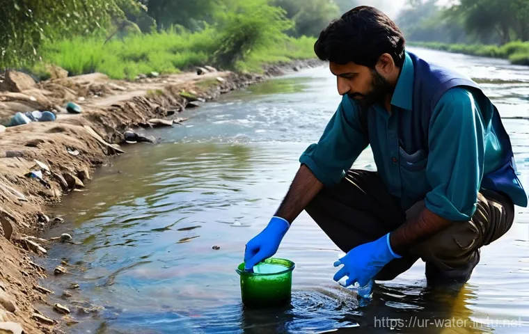 수질환경 실무 중심의 기술 습득법 - **Prompt 1: Field Water Quality Testing in a Rural Pakistani Setting**
    "A dedicated Pakistani wa...